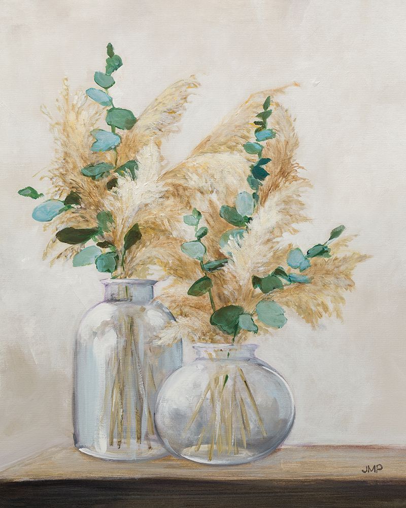 Pampas and Eucalpytus Bouquet II art print by Julia Purinton for $57.95 CAD