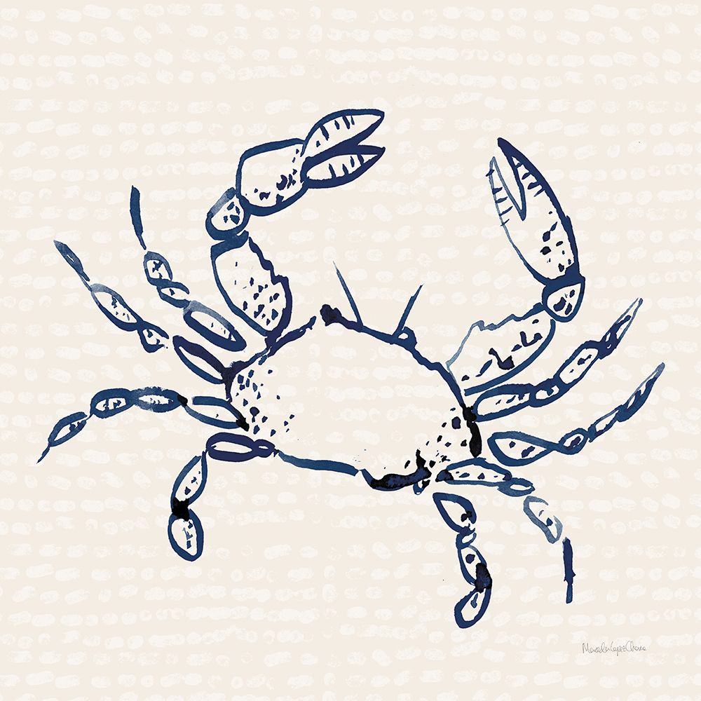 Coastal Crabs I art print by Mercedes Lopez Charro for $57.95 CAD