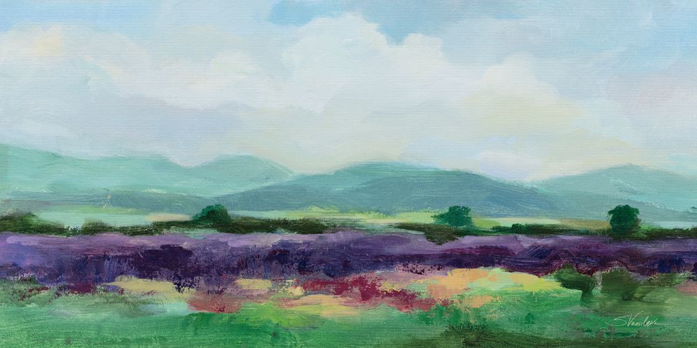 May Lavender Field I art print by Silvia Vassileva for $57.95 CAD