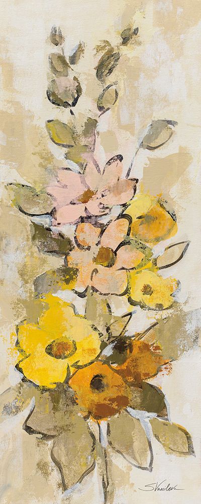 Loose Bouquet of Flowers I Light art print by Silvia Vassileva for $57.95 CAD