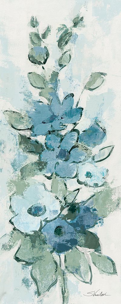Loose Bouquet of Flowers I Blue art print by Silvia Vassileva for $57.95 CAD