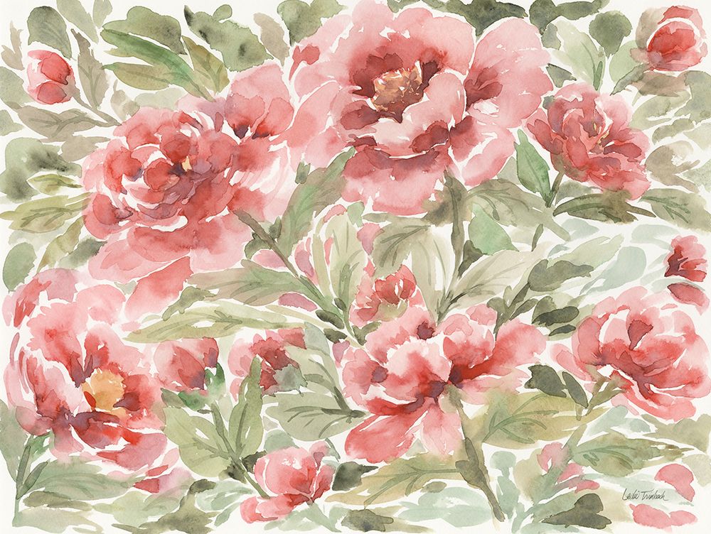 Pink Peony art print by Leslie Trimbach for $57.95 CAD
