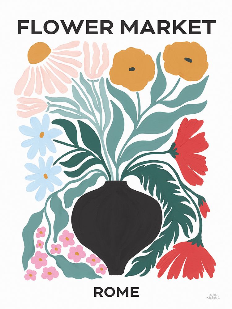 Flower Market VI art print by Laura Marshall for $57.95 CAD