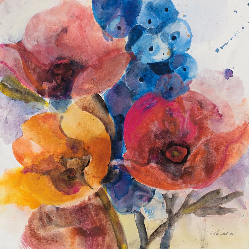 Bright Flowers II art print by Albena Hristova for $57.95 CAD