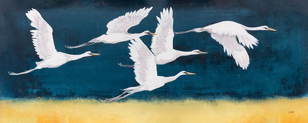 Feathered Flock II art print by Julia Purinton for $57.95 CAD
