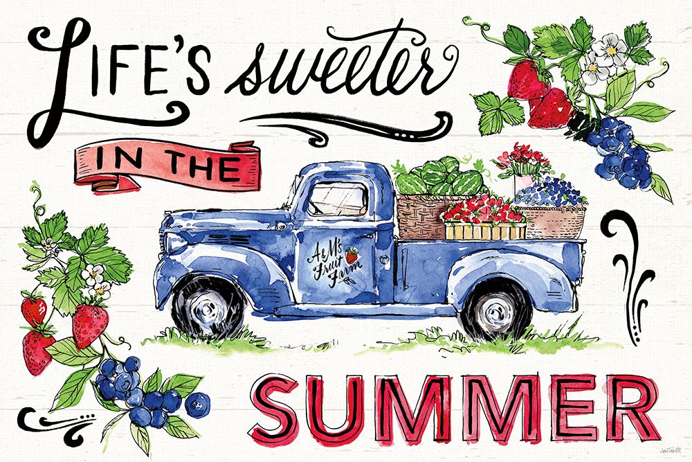 Sweet Summer I art print by Anne Tavoletti for $57.95 CAD