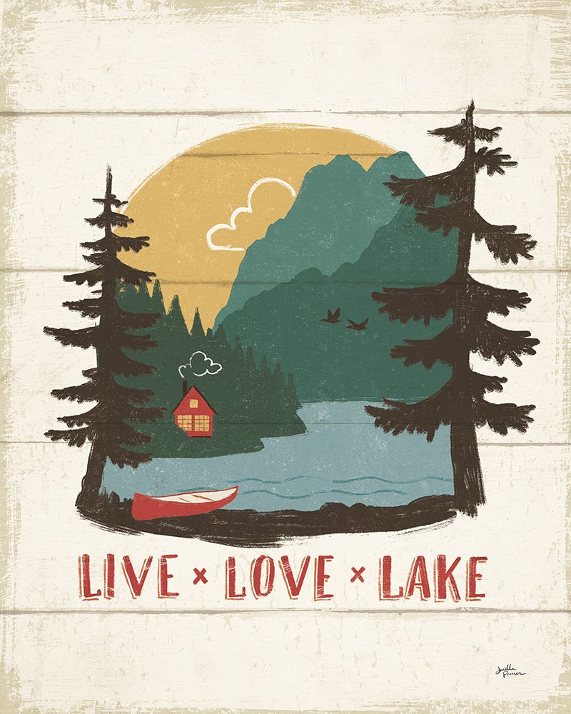 Vintage Lake VII Vertical art print by Janelle Penner for $57.95 CAD