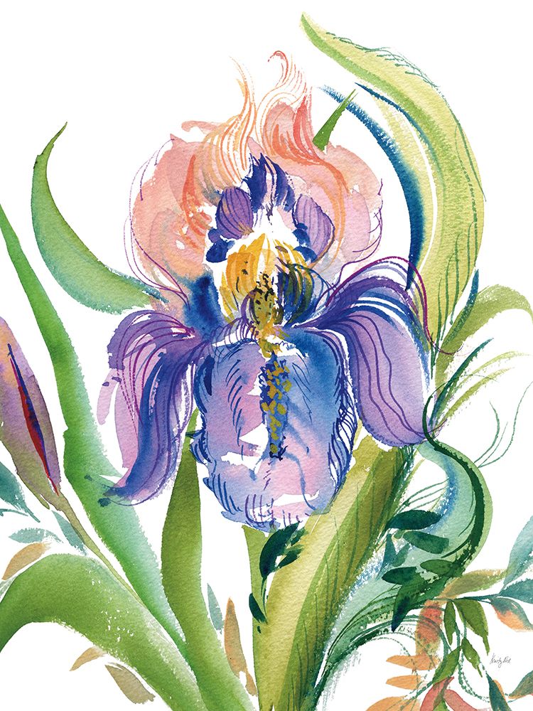 Wild Iris art print by Kristy Rice for $57.95 CAD