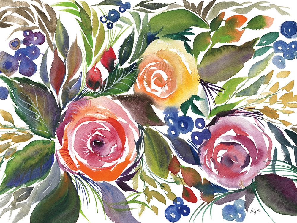 Blooming Roses art print by Kristy Rice for $57.95 CAD