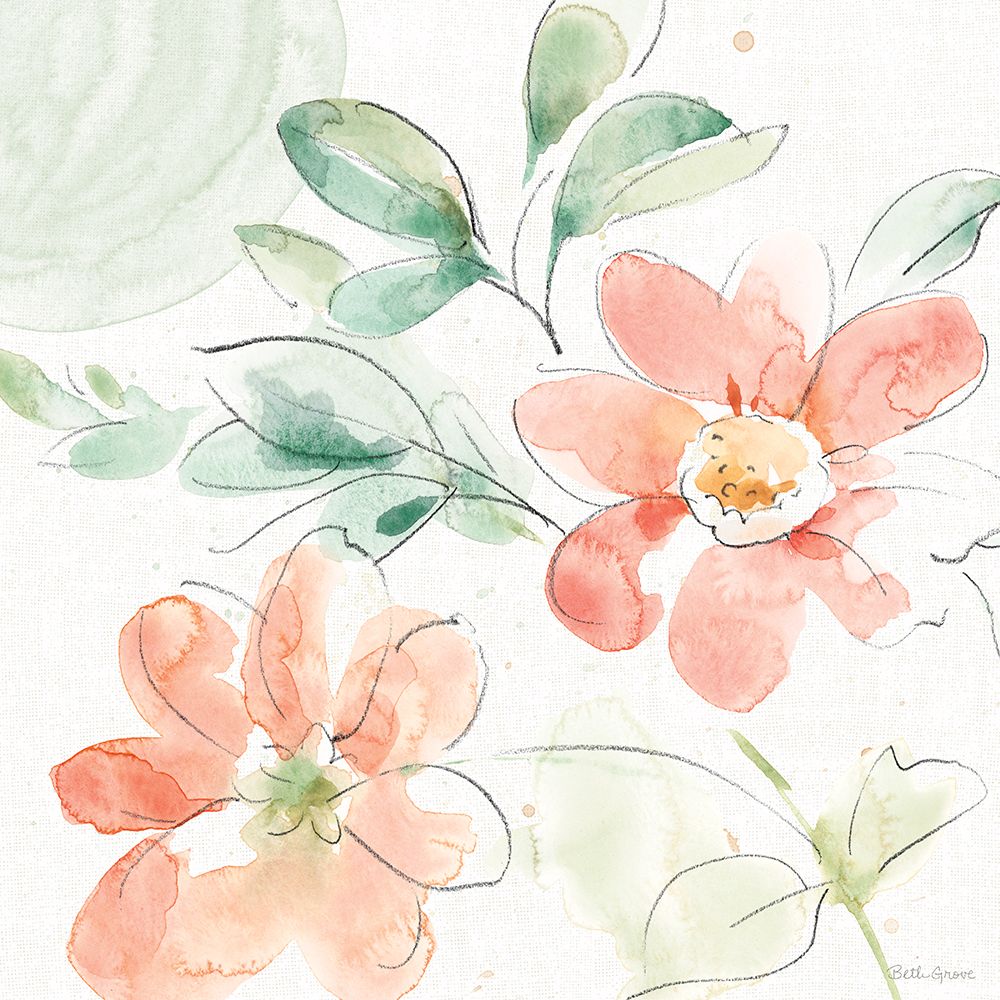 Soft Petals IX art print by Beth Grove for $57.95 CAD