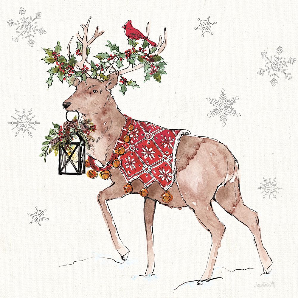 Signs of the Season V Full Deer art print by Anne Tavoletti for $57.95 CAD