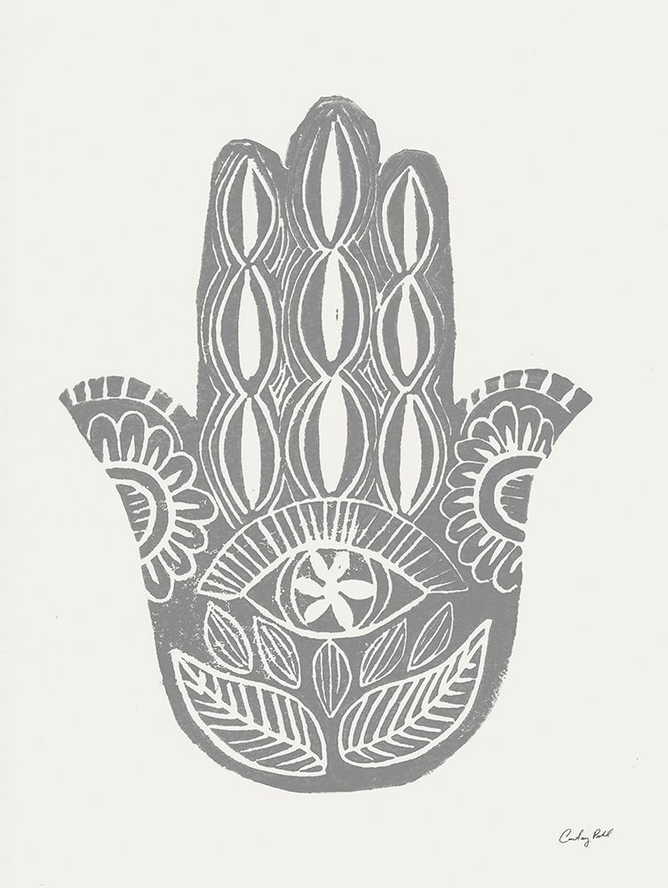 Hamsa II Silver art print by Courtney Prahl for $57.95 CAD