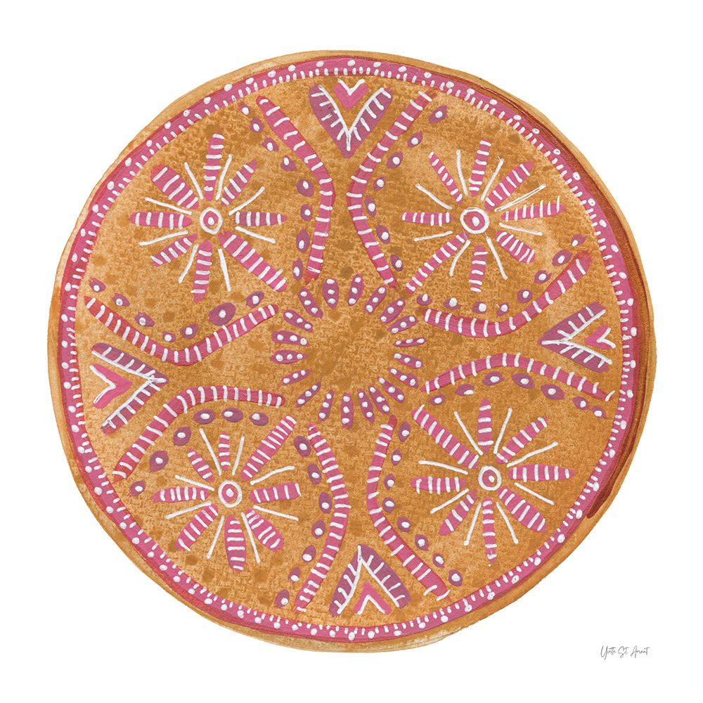 Mustard Mandala art print by Yvette St. Amant for $57.95 CAD