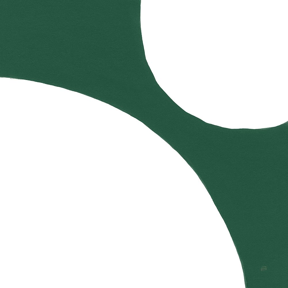 Curvilinear VIII Emerald Green art print by Chris Paschke for $57.95 CAD