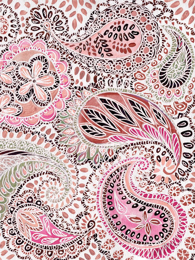 Paisley Print II art print by Yvette St. Amant for $57.95 CAD