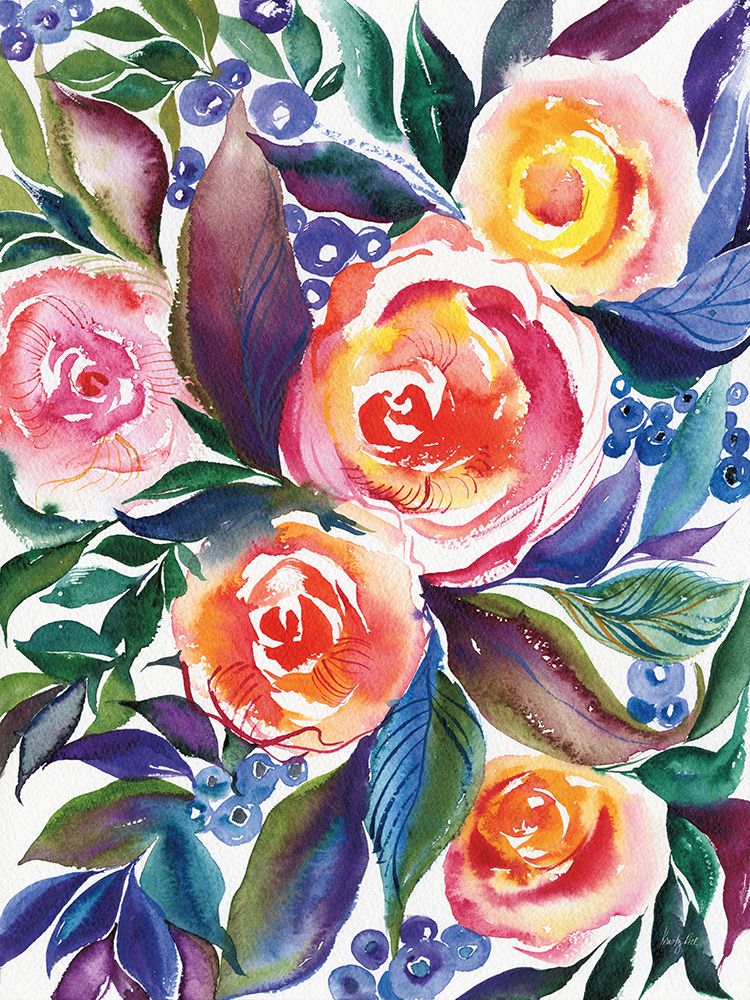 Rose Trio art print by Kristy Rice for $57.95 CAD