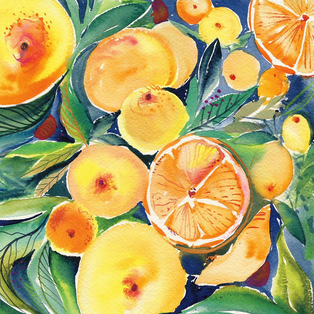 Summery Citrus art print by Kristy Rice for $57.95 CAD