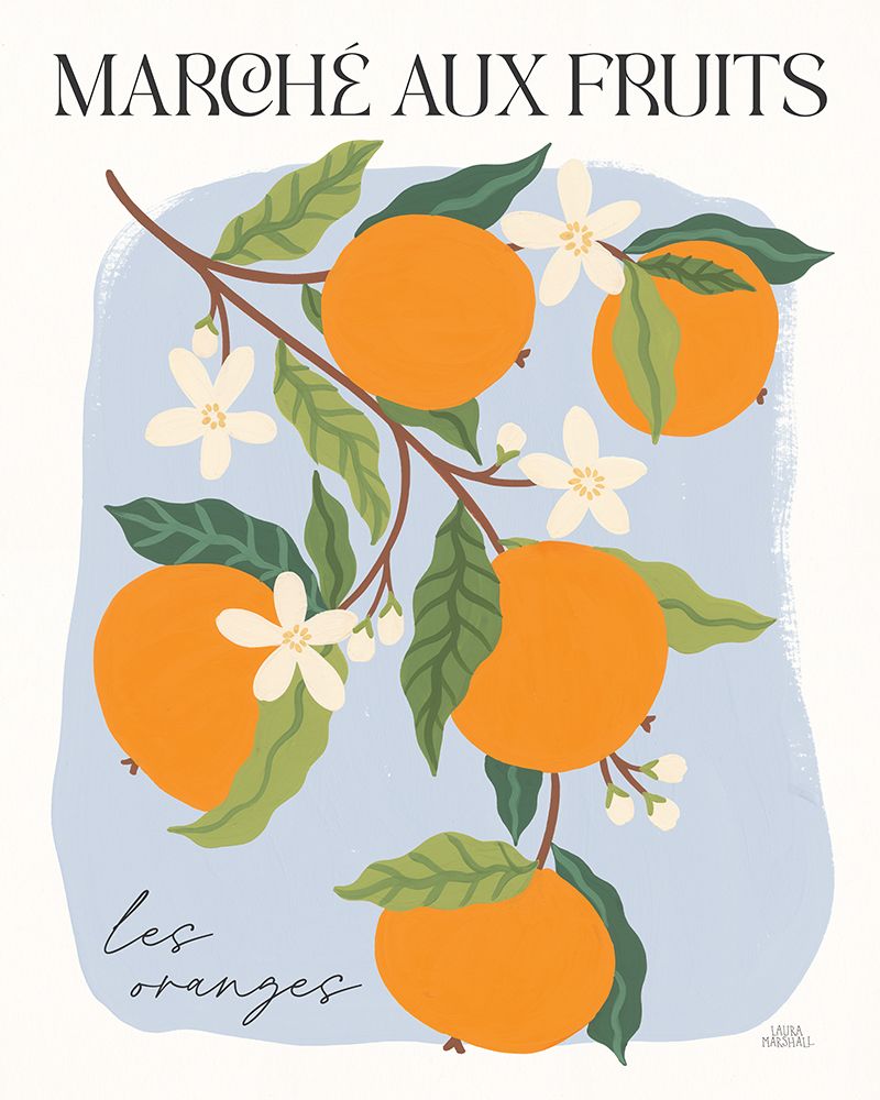 Marche aux Fruits I art print by Laura Marshall for $57.95 CAD
