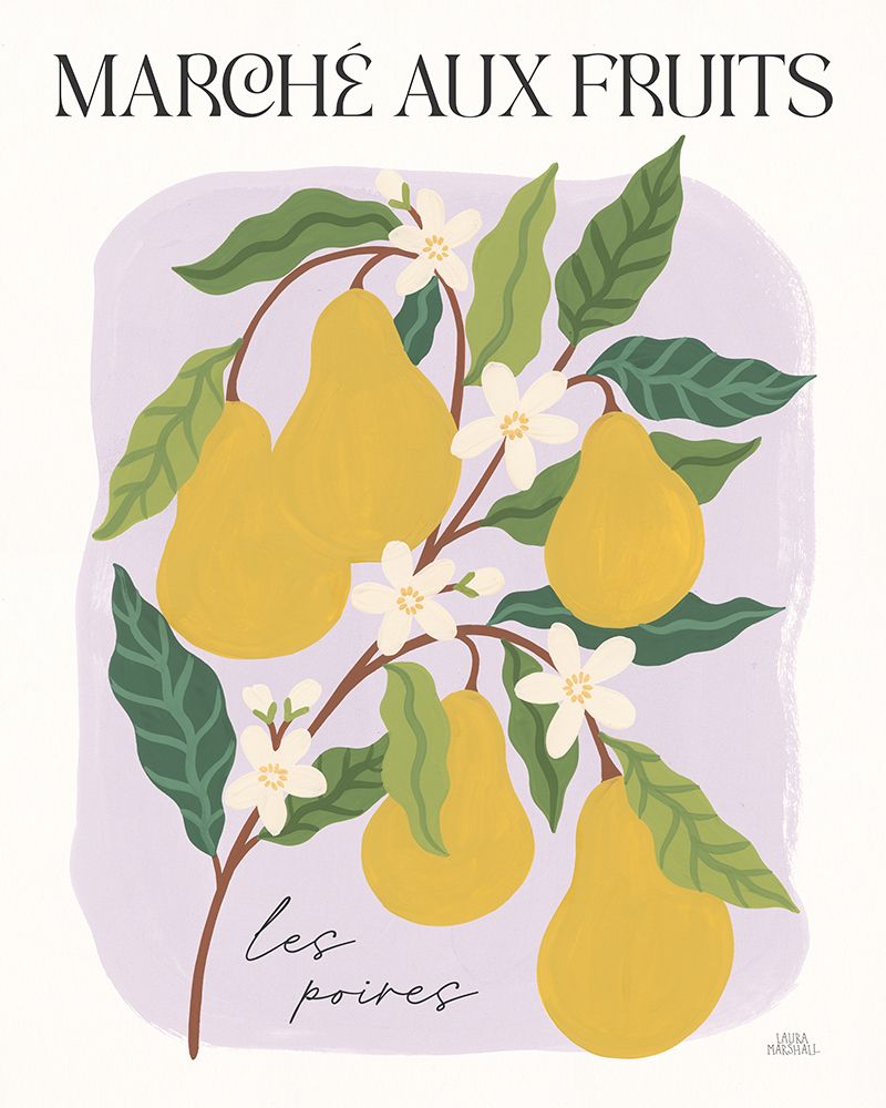 Marche aux Fruits III art print by Laura Marshall for $57.95 CAD
