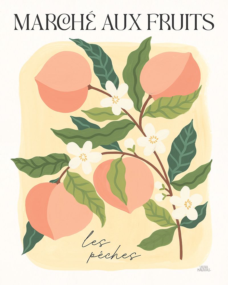 Marche aux Fruits IV art print by Laura Marshall for $57.95 CAD