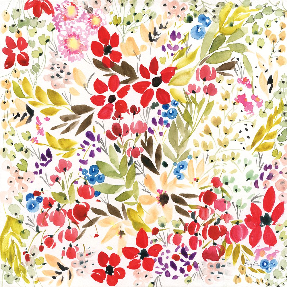 Bright Garden art print by Kristy Rice for $57.95 CAD