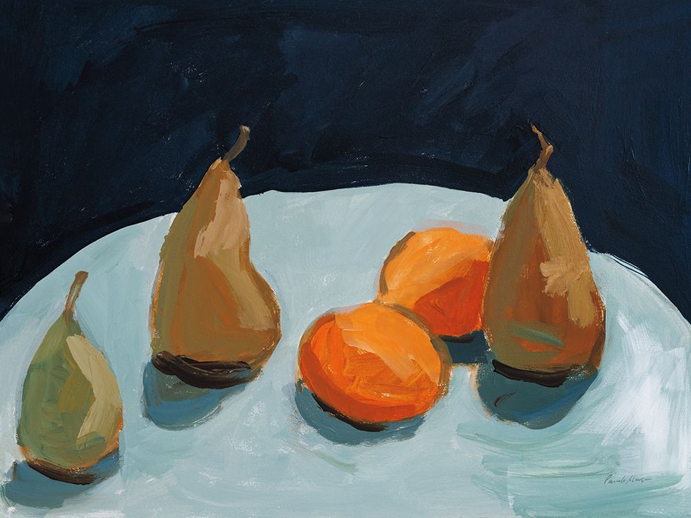 Pear and Orange art print by Pamela Munger for $57.95 CAD