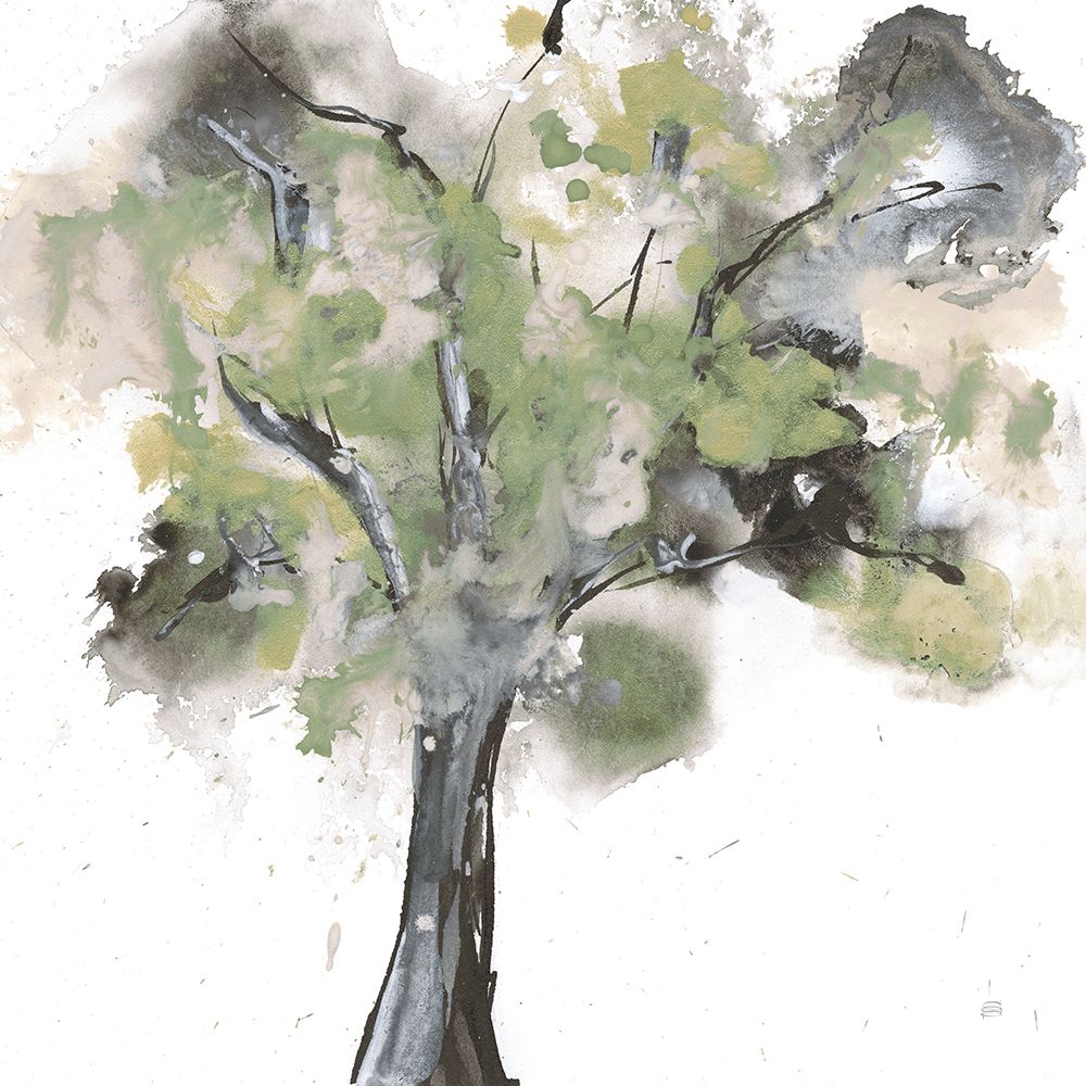Treetops I Sage art print by Chris Paschke for $57.95 CAD