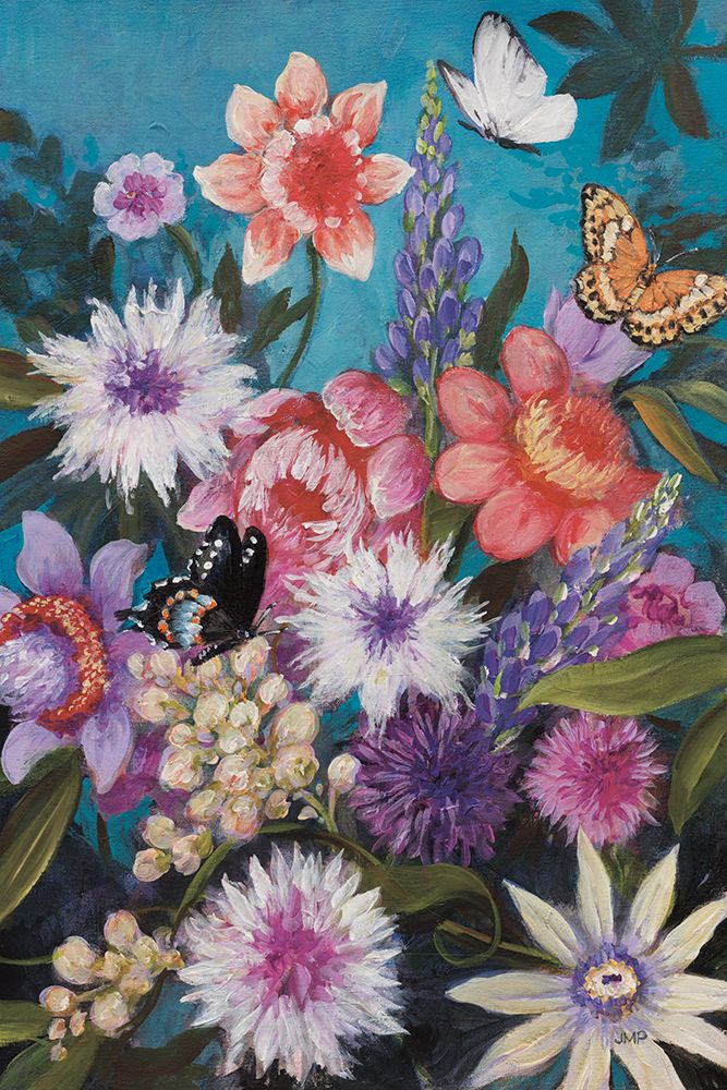 Butterfly Garden Delight art print by Julia Purinton for $57.95 CAD