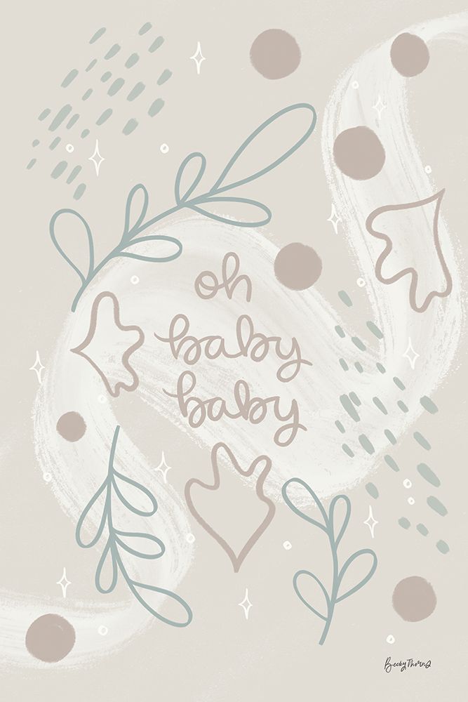 New Baby I Neutral art print by Becky Thorns for $57.95 CAD