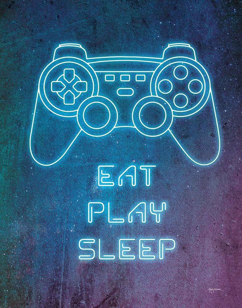 Neon Gamer II Play art print by Mary Urban for $57.95 CAD