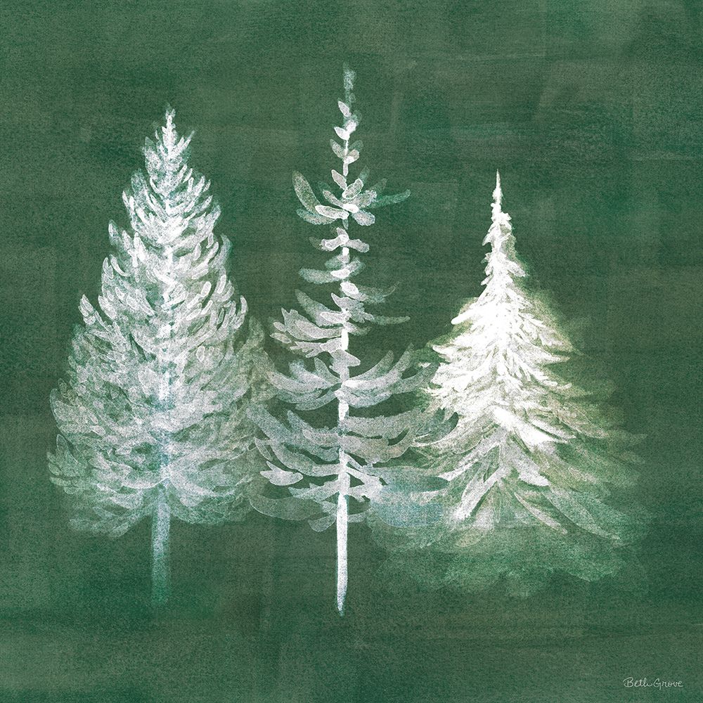 Wooded Winter XII art print by Beth Grove for $57.95 CAD