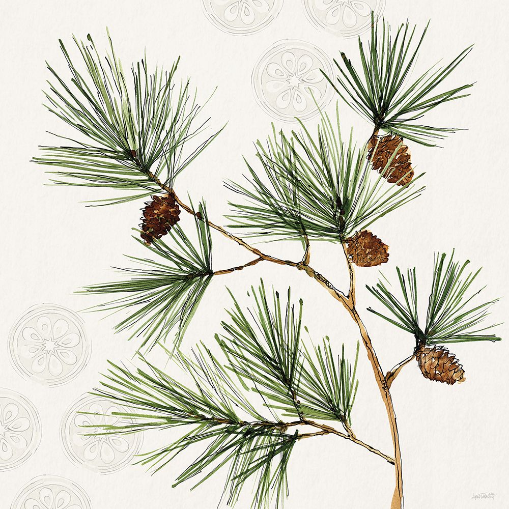 Winter Adornment III art print by Anne Tavoletti for $57.95 CAD