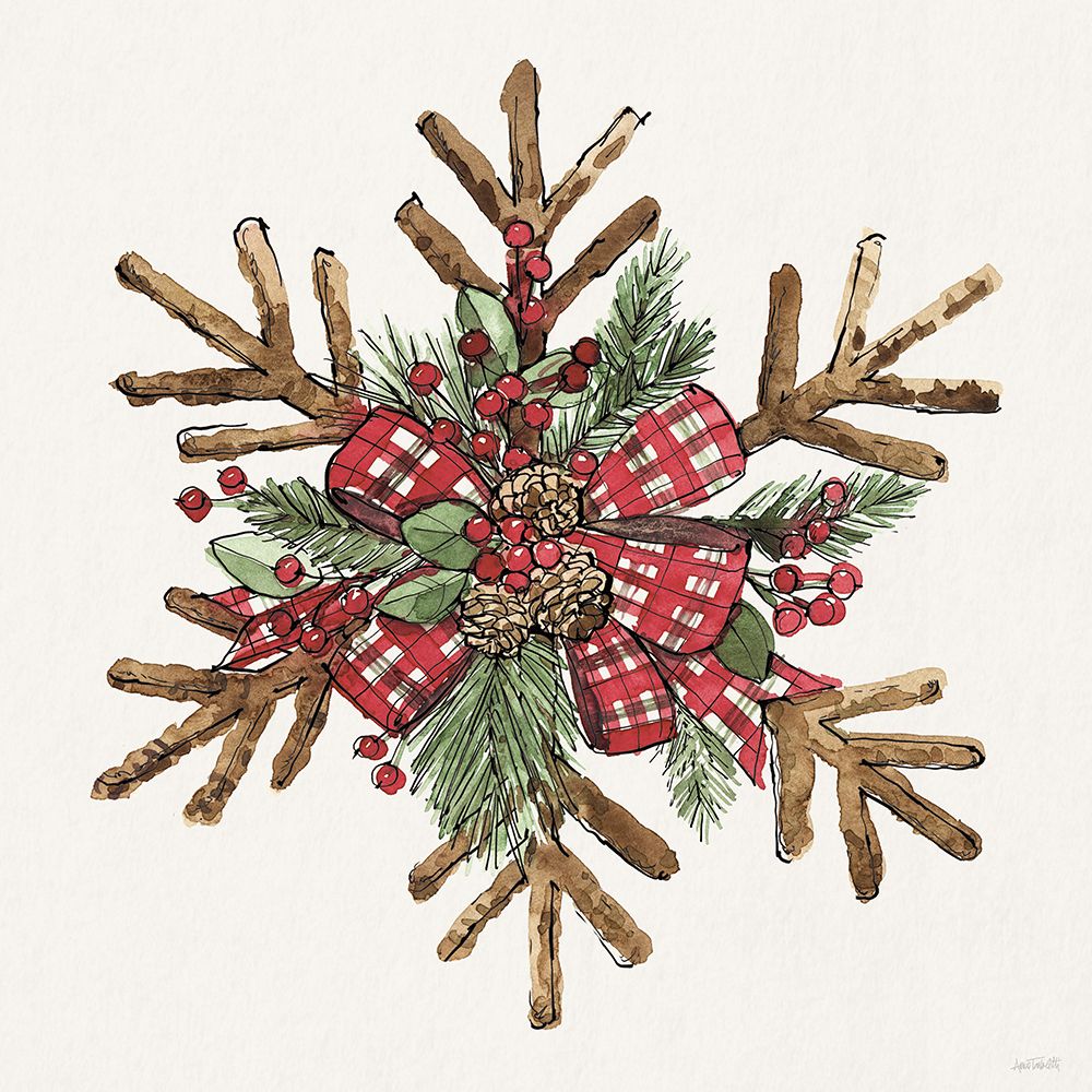 Winter Adornment VI art print by Anne Tavoletti for $57.95 CAD