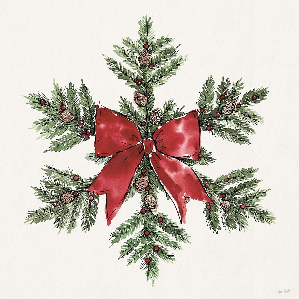 Winter Adornment VII art print by Anne Tavoletti for $57.95 CAD