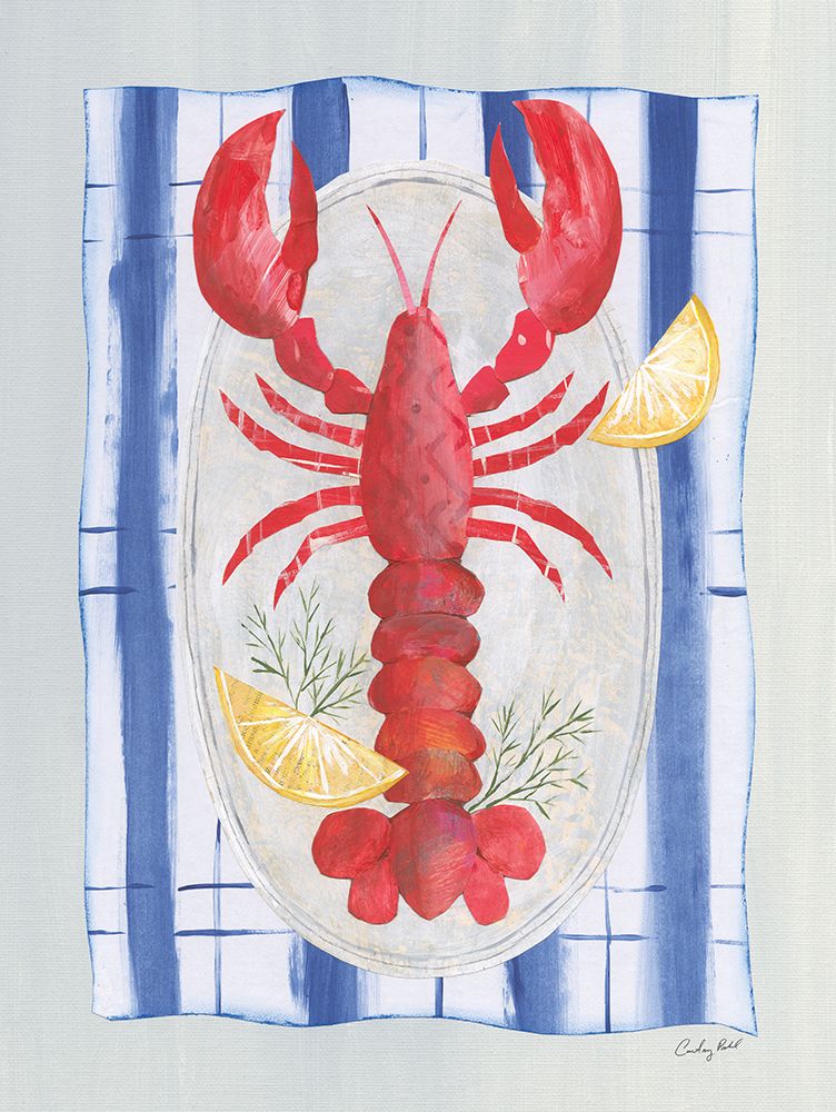 Seafood Platter I art print by Courtney Prahl for $57.95 CAD