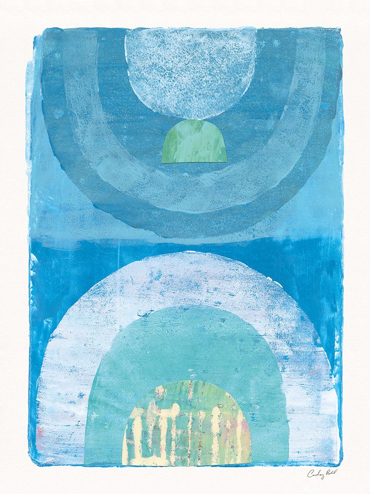 Rainbow Blue I art print by Courtney Prahl for $57.95 CAD