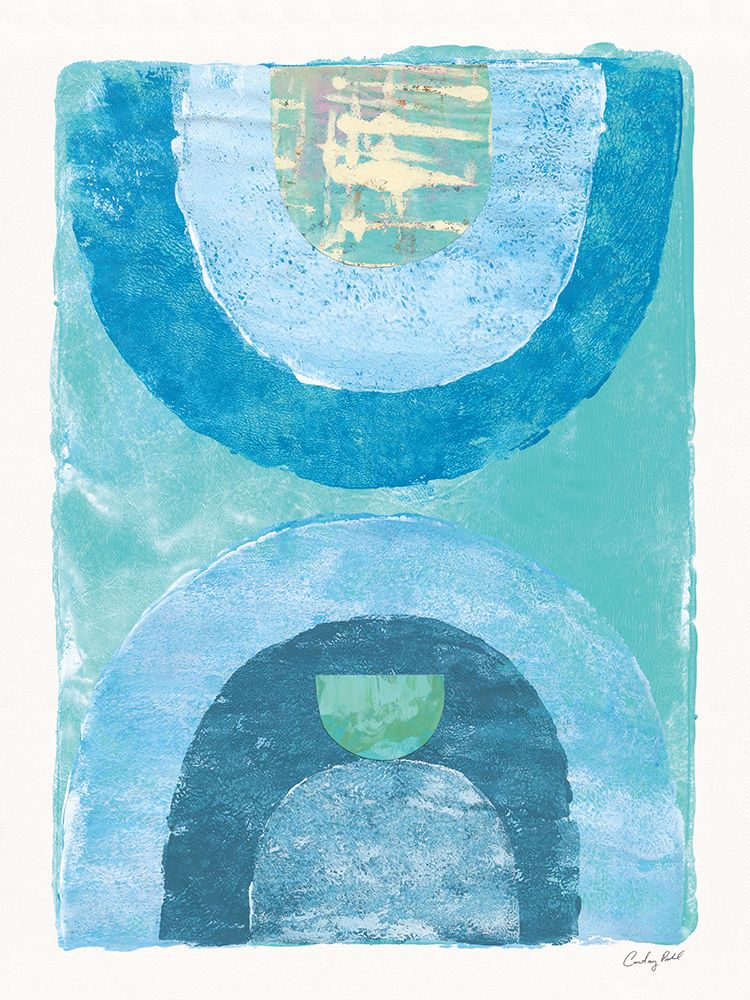 Rainbow Blue II art print by Courtney Prahl for $57.95 CAD