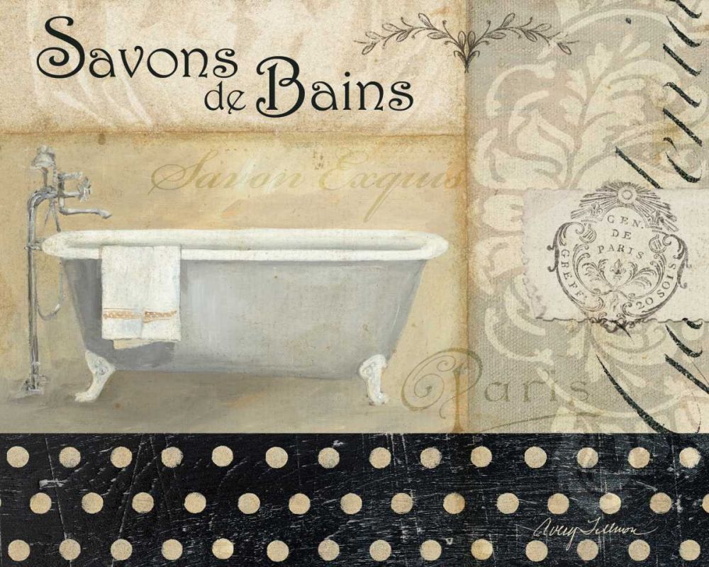 Savons de Bains II art print by Avery Tillmon for $57.95 CAD
