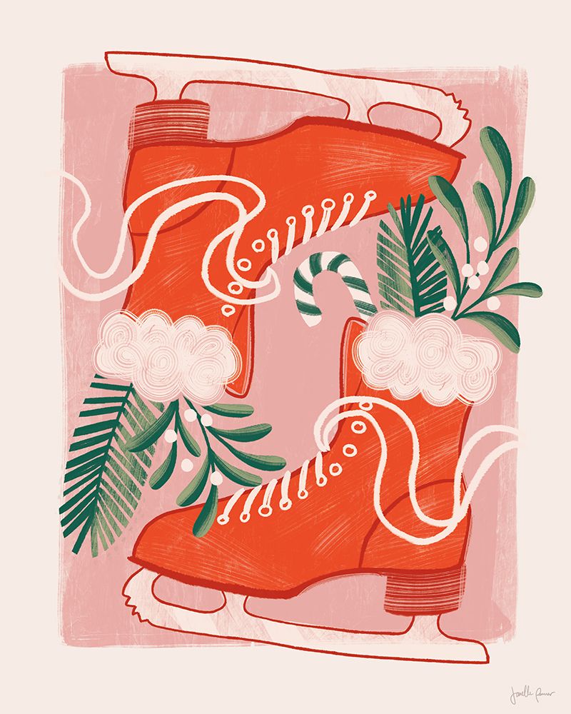 Retro Holiday II art print by Janelle Penner for $57.95 CAD
