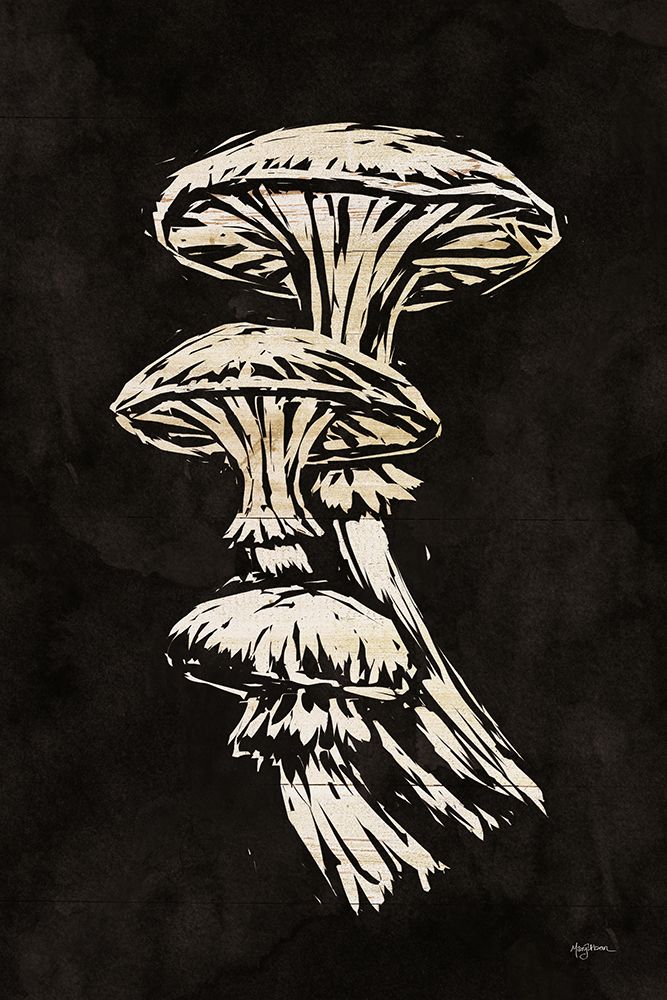 Mystical Halloween Mushrooms I art print by Mary Urban for $57.95 CAD