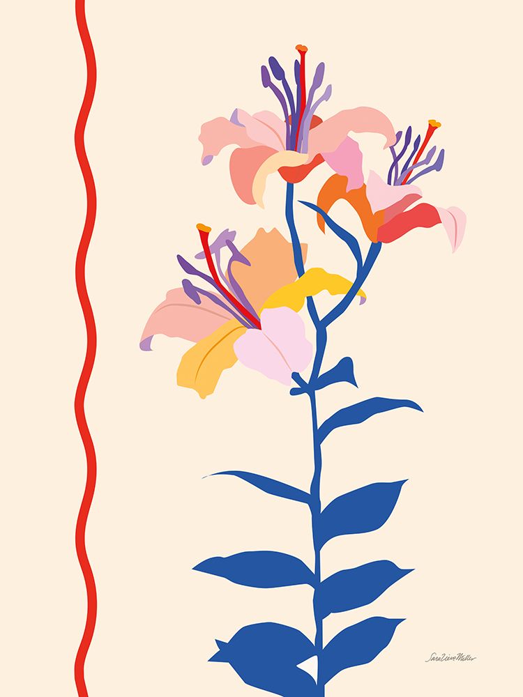 Bright Lilies art print by Sara Zieve Miller for $57.95 CAD