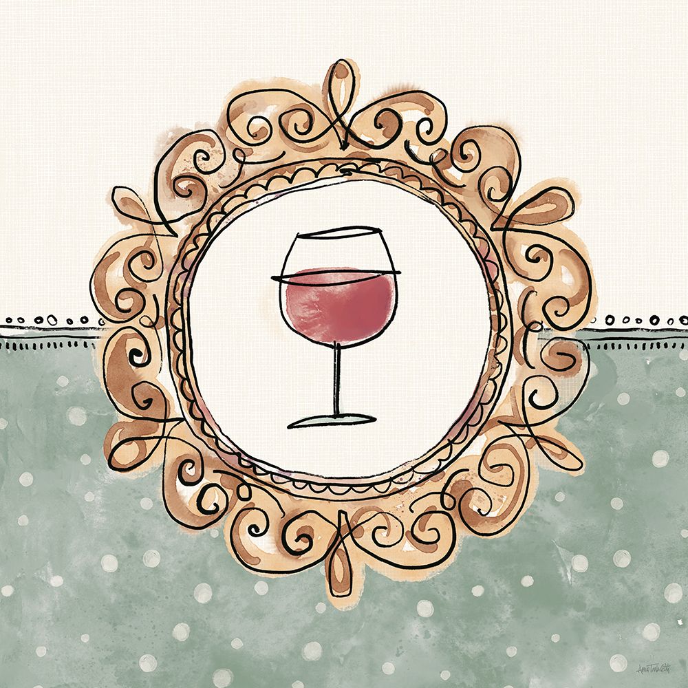 Wine Sentiments V art print by Anne Tavoletti for $57.95 CAD