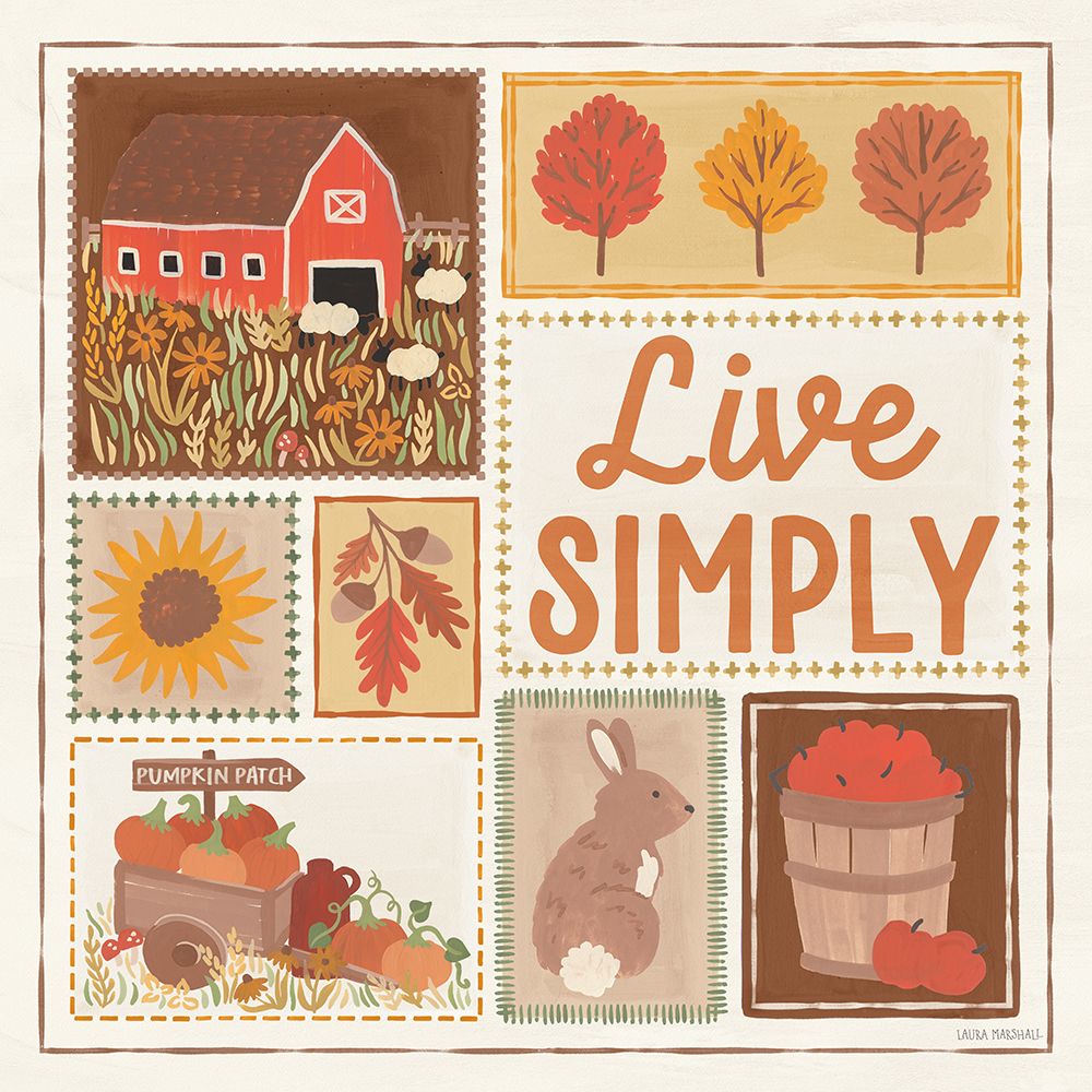 Autumn Days VII art print by Laura Marshall for $57.95 CAD