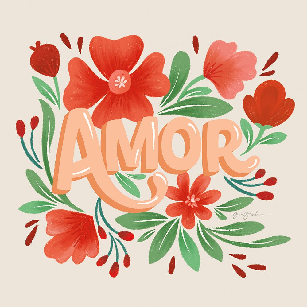 Amor art print by Gia Graham for $57.95 CAD