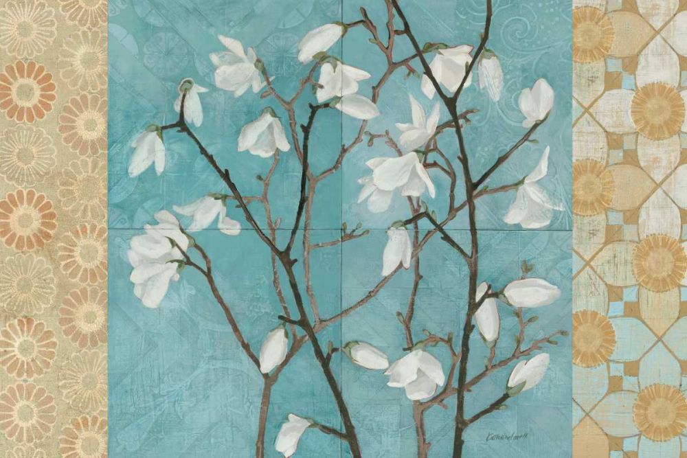 Patterned Magnolia Branch art print by Kathrine Lovell for $57.95 CAD