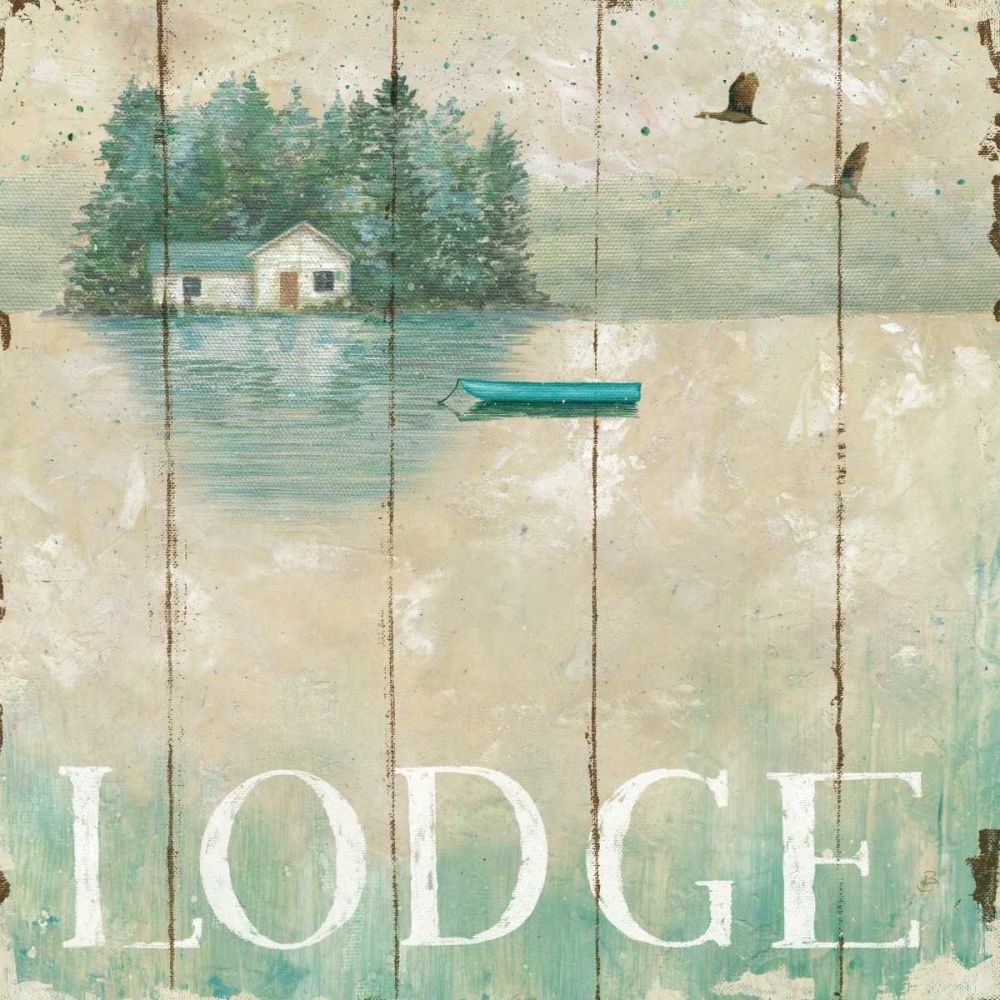 Waterside Lodge II art print by Daphne Brissonnet for $57.95 CAD