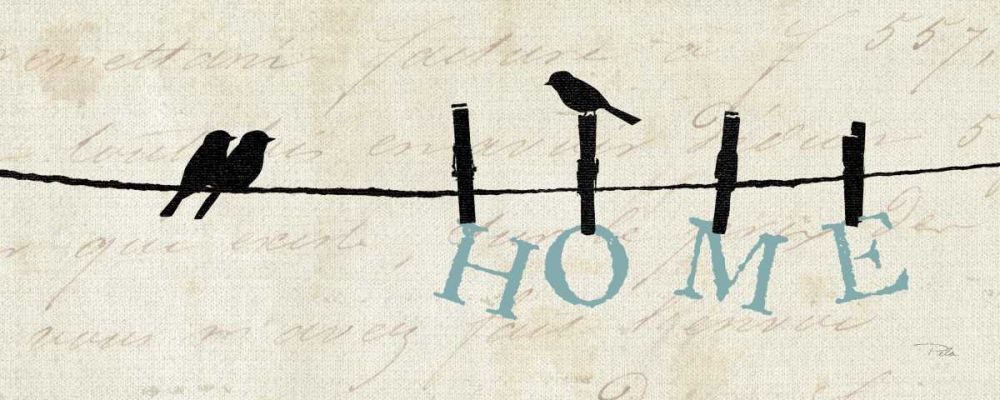 Birds on a Wire - Home art print by Alain Pelletier for $57.95 CAD