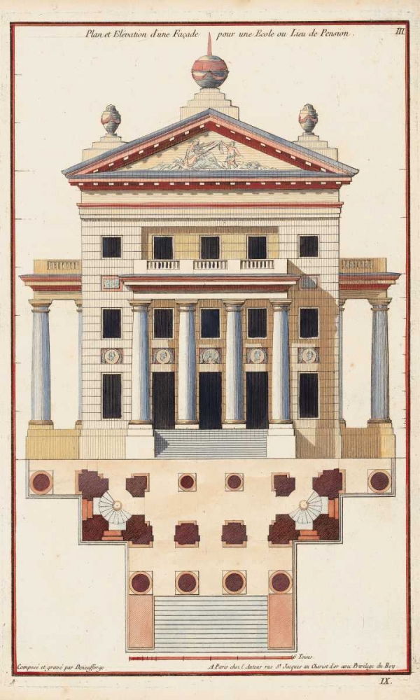 Palladio Facade II art print by Andrea Palladio for $57.95 CAD