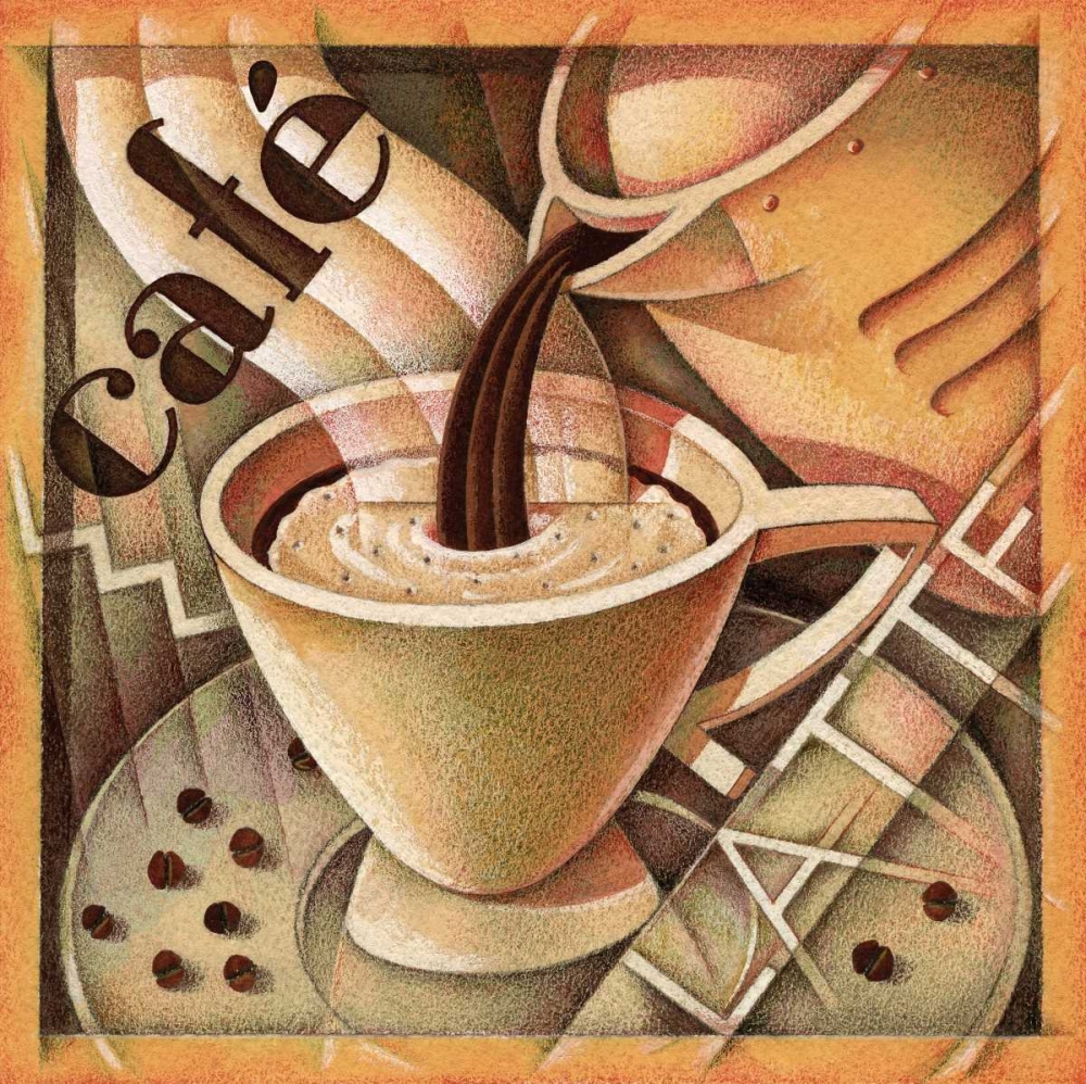Cappuccino and Cafe A art print by Teddy Edinjiklian for $57.95 CAD