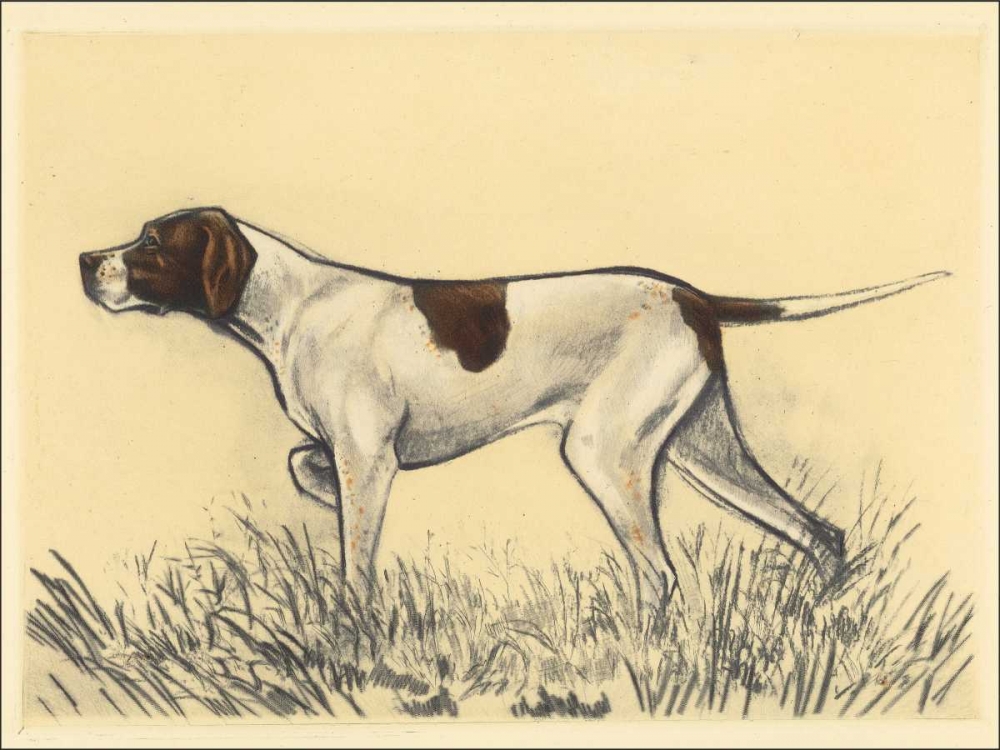 Hunting Dogs-Pointer art print by Andres Collot for $57.95 CAD